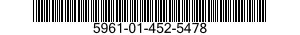 5961-01-452-5478 SEMICONDUCTOR DEVICE,DIODE 5961014525478 014525478