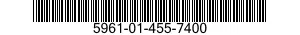 5961-01-455-7400 SEMICONDUCTOR DEVICE,DIODE 5961014557400 014557400