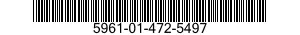 5961-01-472-5497 TRANSISTOR 5961014725497 014725497