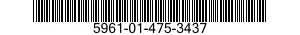 5961-01-475-3437 SEMICONDUCTOR DEVICE,DIODE 5961014753437 014753437