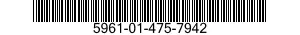 5961-01-475-7942 SEMICONDUCTOR DEVICE,DIODE 5961014757942 014757942
