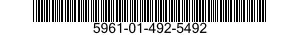5961-01-492-5492 TRANSISTOR 5961014925492 014925492