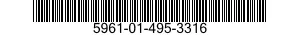 5961-01-495-3316 SEMICONDUCTOR DEVICE ASSEMBLY 5961014953316 014953316