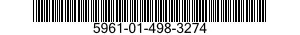 5961-01-498-3274 SEMICONDUCTOR DEVICE,DIODE 5961014983274 014983274