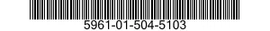 5961-01-504-5103 SEMICONDUCTOR DEVICE,DIODE 5961015045103 015045103