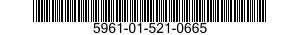 5961-01-521-0665 SEMICONDUCTOR DEVICE,DIODE 5961015210665 015210665