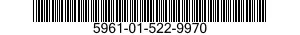 5961-01-522-9970 RECTIFIER,SEMICONDUCTOR DEVICE,UNITIZED 5961015229970 015229970