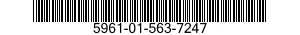5961-01-563-7247 TRANSISTOR 5961015637247 015637247