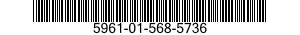 5961-01-568-5736 TRANSISTOR 5961015685736 015685736