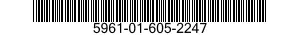 5961-01-605-2247 TRANSISTOR 5961016052247 016052247