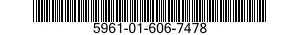 5961-01-606-7478 SEMICONDUCTOR DEVICE ASSEMBLY 5961016067478 016067478