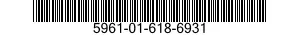 5961-01-618-6931 SEMICONDUCTOR DEVICE ASSEMBLY 5961016186931 016186931
