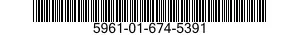 5961-01-674-5391 SEMICONDUCTOR DEVICE,DIODE 5961016745391 016745391