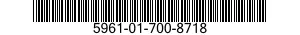 5961-01-700-8718 TRANSISTOR 5961017008718 017008718