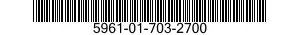 5961-01-703-2700 SEMICONDUCTOR DEVICE,DIODE 5961017032700 017032700