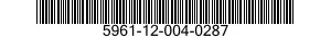 5961-12-004-0287  5961120040287 120040287