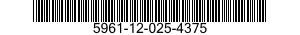 5961-12-025-4375 SEMICONDUCTOR DEVICE,DIODE 5961120254375 120254375