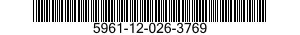 5961-12-026-3769 SEMICONDUCTOR DEVICE,DIODE 5961120263769 120263769