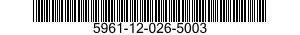 5961-12-026-5003 SEMICONDUCTOR DEVICE,DIODE 5961120265003 120265003