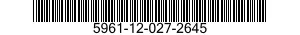 5961-12-027-2645 SEMICONDUCTOR DEVICE,DIODE 5961120272645 120272645