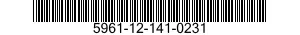 5961-12-141-0231 SEMICONDUCTOR DEVICE,DIODE 5961121410231 121410231