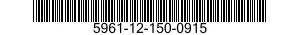 5961-12-150-0915 SEMICONDUCTOR DEVICE SET 5961121500915 121500915