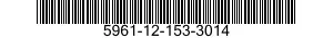 5961-12-153-3014 TRANSISTOR 5961121533014 121533014
