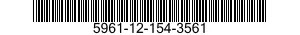 5961-12-154-3561 SEMICONDUCTOR DEVICE,DIODE 5961121543561 121543561