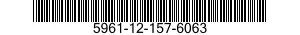 5961-12-157-6063 TRANSISTOR 5961121576063 121576063
