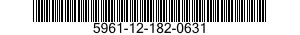 5961-12-182-0631 TRANSISTOR 5961121820631 121820631