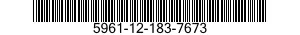 5961-12-183-7673 SEMICONDUCTOR DEVICE,DIODE 5961121837673 121837673