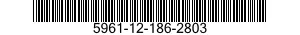 5961-12-186-2803 SEMICONDUCTOR DEVICE,DIODE 5961121862803 121862803