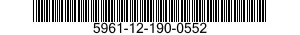 5961-12-190-0552 SEMICONDUCTOR DEVICE,DIODE 5961121900552 121900552