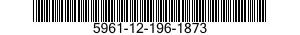 5961-12-196-1873 TRANSISTOR 5961121961873 121961873