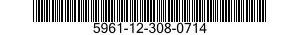 5961-12-308-0714 SEMICONDUCTOR DEVICE ASSEMBLY 5961123080714 123080714