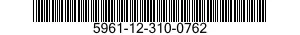 5961-12-310-0762 SEMICONDUCTOR DEVICE ASSEMBLY 5961123100762 123100762