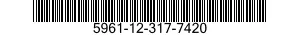 5961-12-317-7420 SEMICONDUCTOR DEVICE,DIODE 5961123177420 123177420