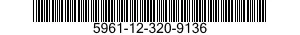 5961-12-320-9136 TRANSISTOR 5961123209136 123209136