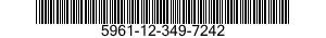 5961-12-349-7242 SEMICONDUCTOR DEVICE,DIODE 5961123497242 123497242