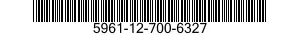 5961-12-700-6327 TRANSISTOR 5961127006327 127006327