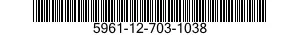 5961-12-703-1038 TRANSISTOR 5961127031038 127031038