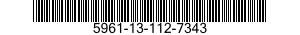 5961-13-112-7343 SEMICONDUCTOR DEVICE,DIODE 5961131127343 131127343
