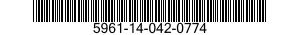 5961-14-042-0774 RECTIFIER,SEMICONDUCTOR DEVICE 5961140420774 140420774