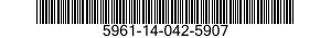 5961-14-042-5907  5961140425907 140425907