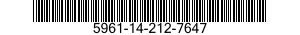 5961-14-212-7647  5961142127647 142127647