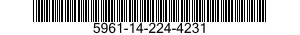 5961-14-224-4231 SEMICONDUCTOR DEVICE,DIODE 5961142244231 142244231