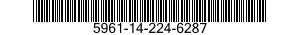 5961-14-224-6287 SEMICONDUCTOR DEVICE,DIODE 5961142246287 142246287