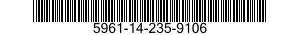 5961-14-235-9106 TRANSISTOR 5961142359106 142359106