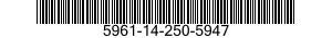 5961-14-250-5947 TRANSISTOR 5961142505947 142505947
