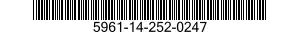 5961-14-252-0247 SEMICONDUCTOR DEVICE,DIODE 5961142520247 142520247